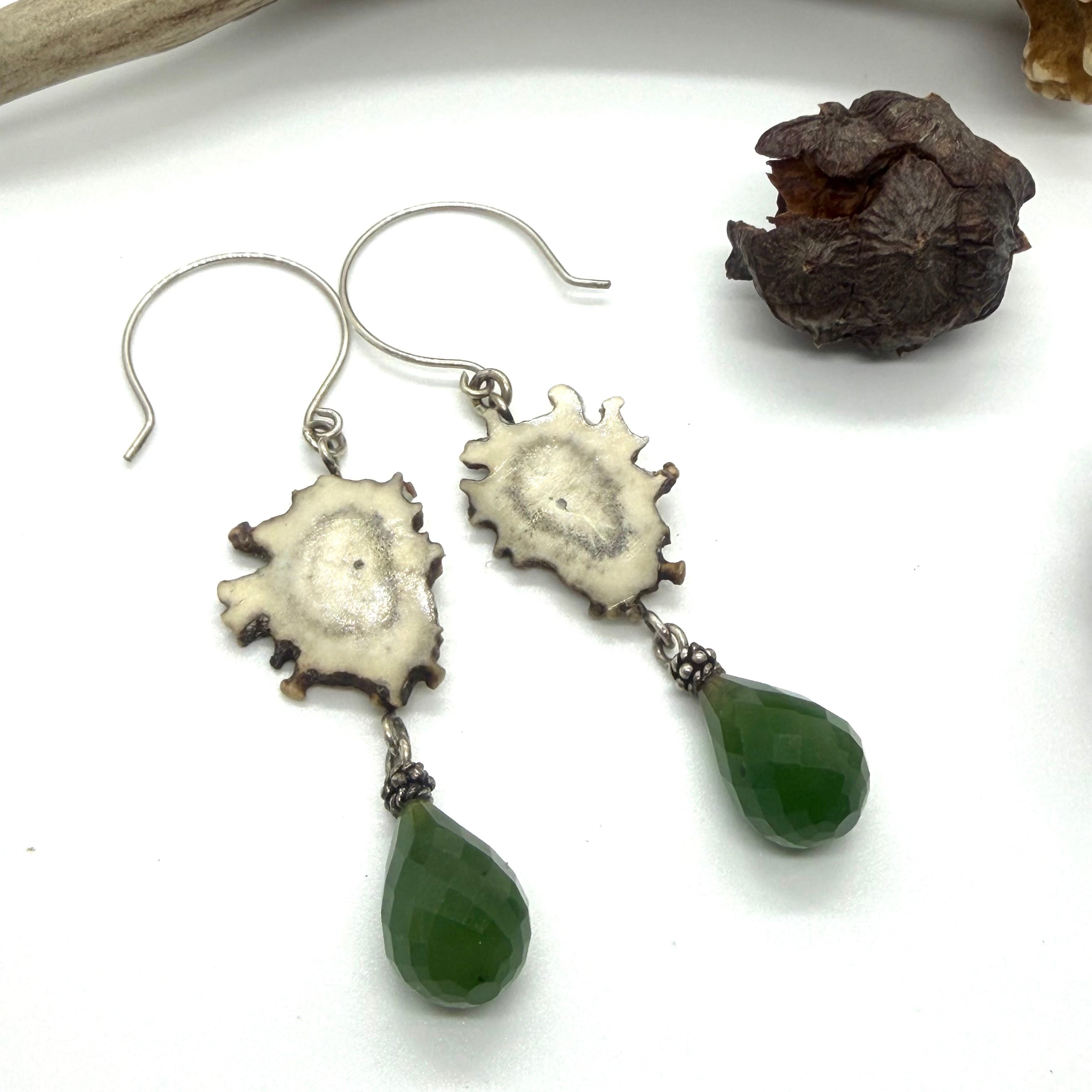 Ohrhänger Bock meets Jade