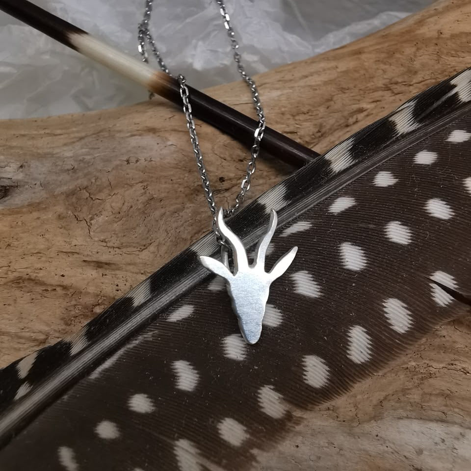 Kettenanhänger - handgefertigt - Antilope