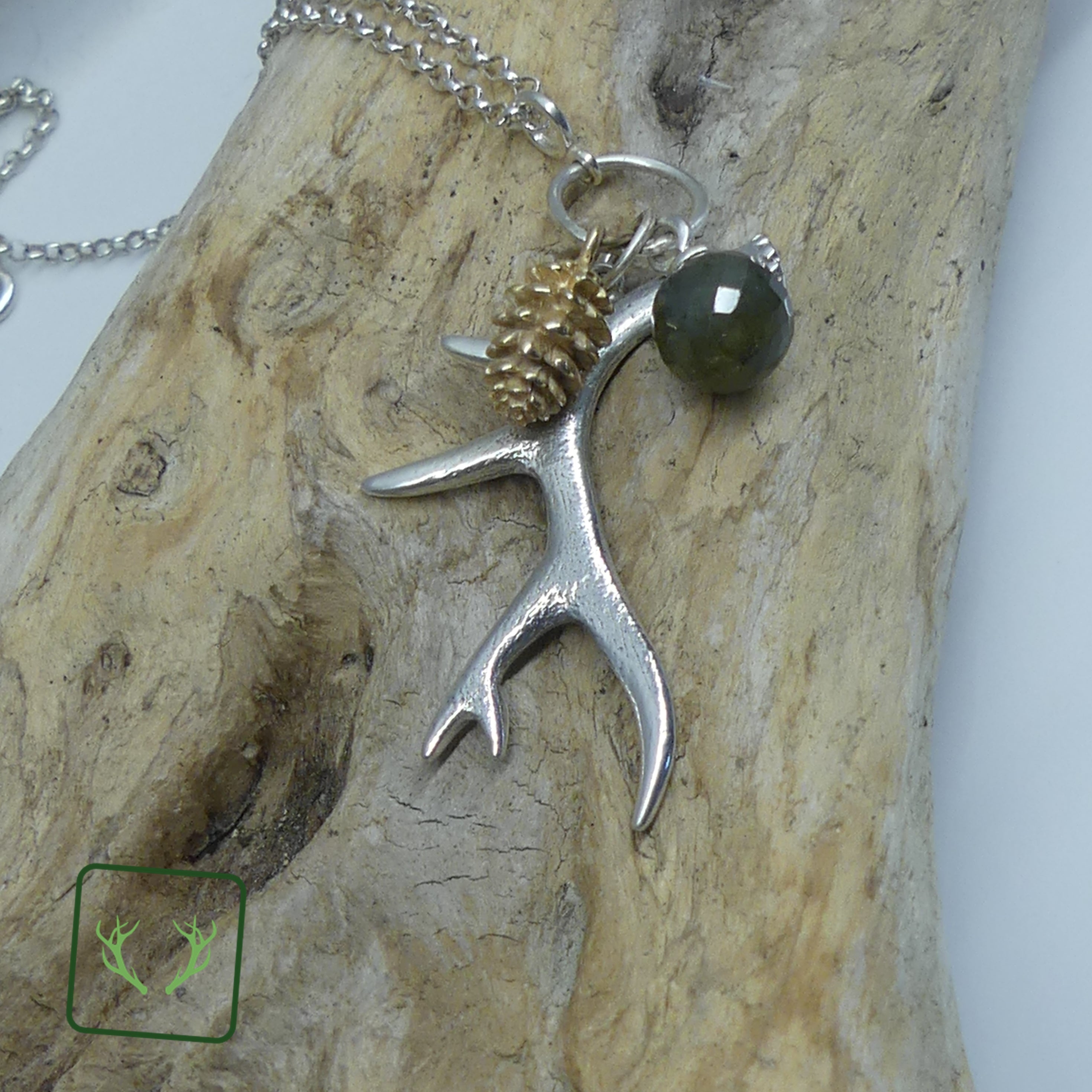 Kettenanhänger Silver Antler