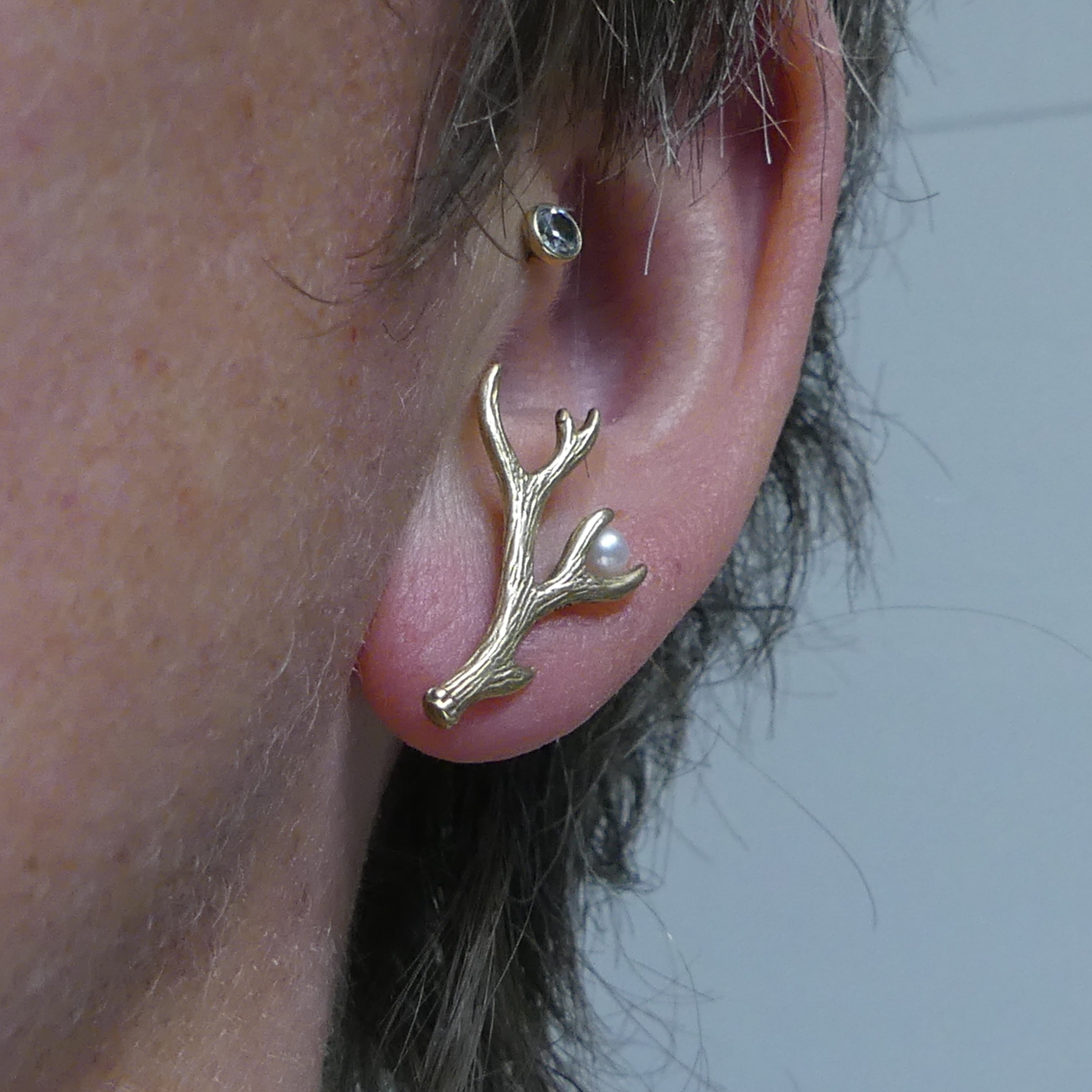 Ohrstecker "Geweih"