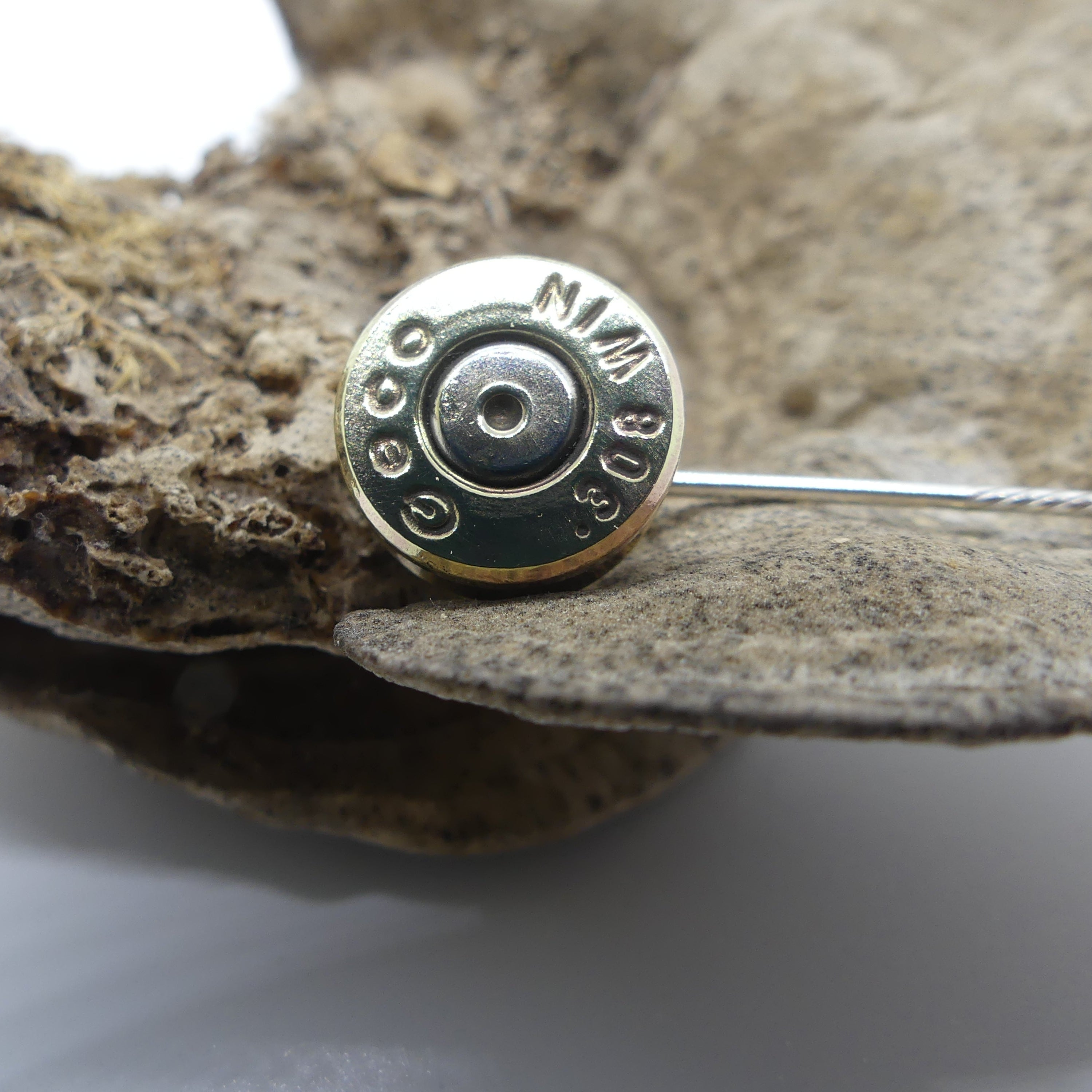 Krawattennadel "once a cartridge"