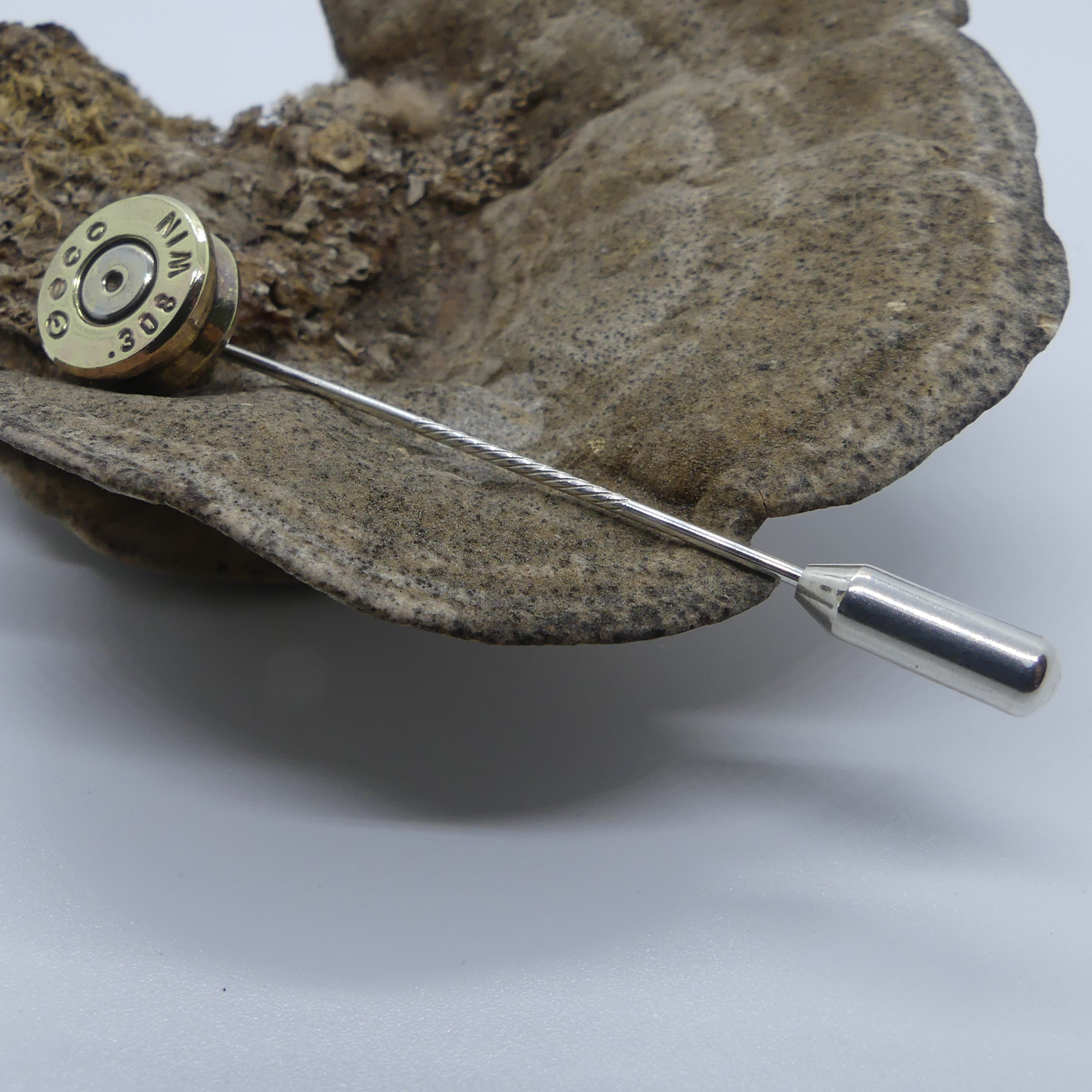 Krawattennadel "once a cartridge"
