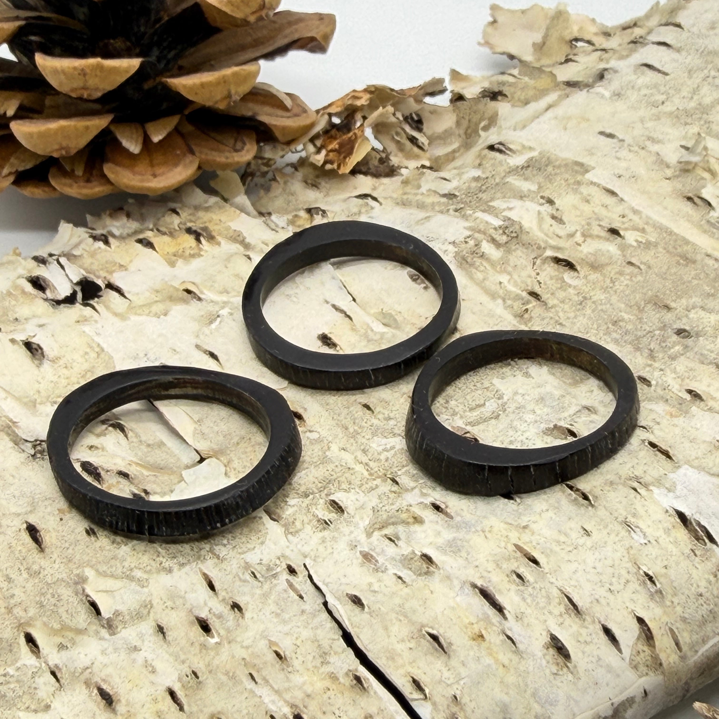 Jagdschmuck / Afrika / Stapelringe aus Springbockhorn