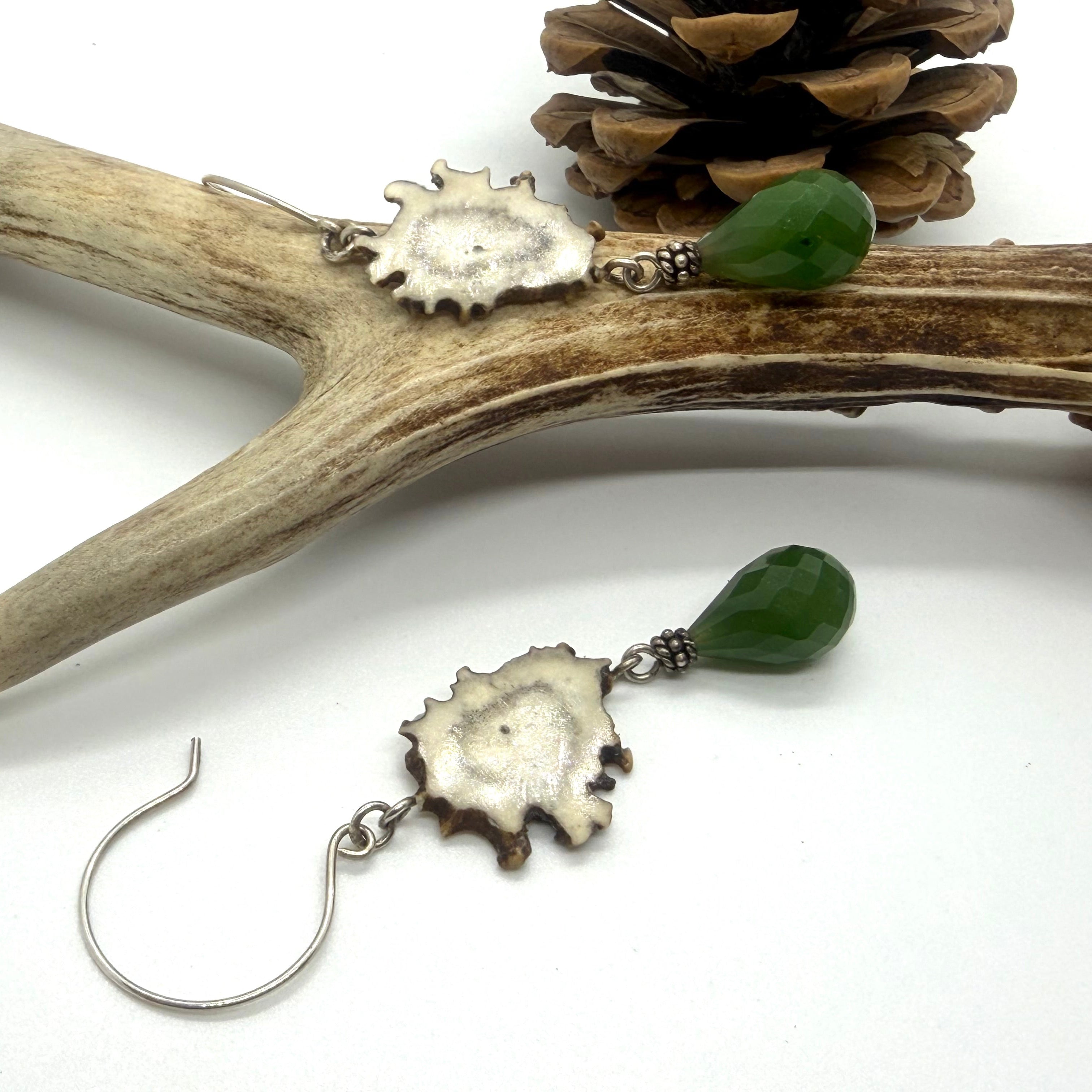 Ohrhänger Bock meets Jade