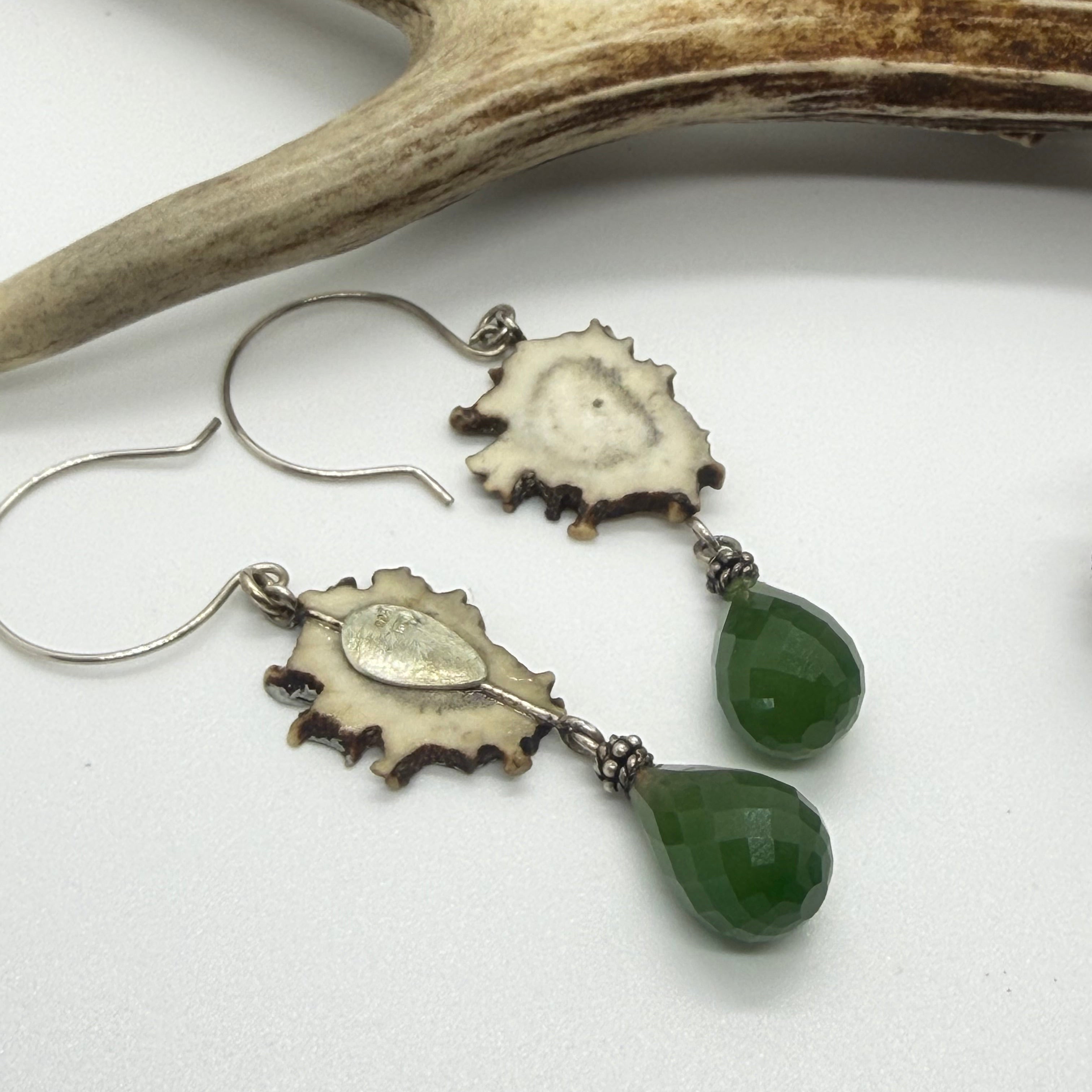 Ohrhänger Bock meets Jade