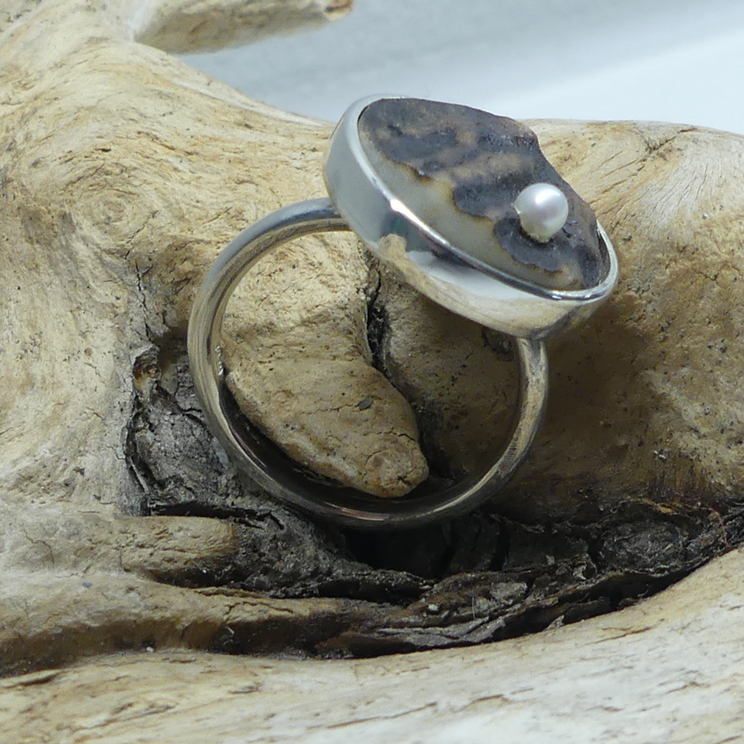 Ring - handgefertigt aus Hirschhorn