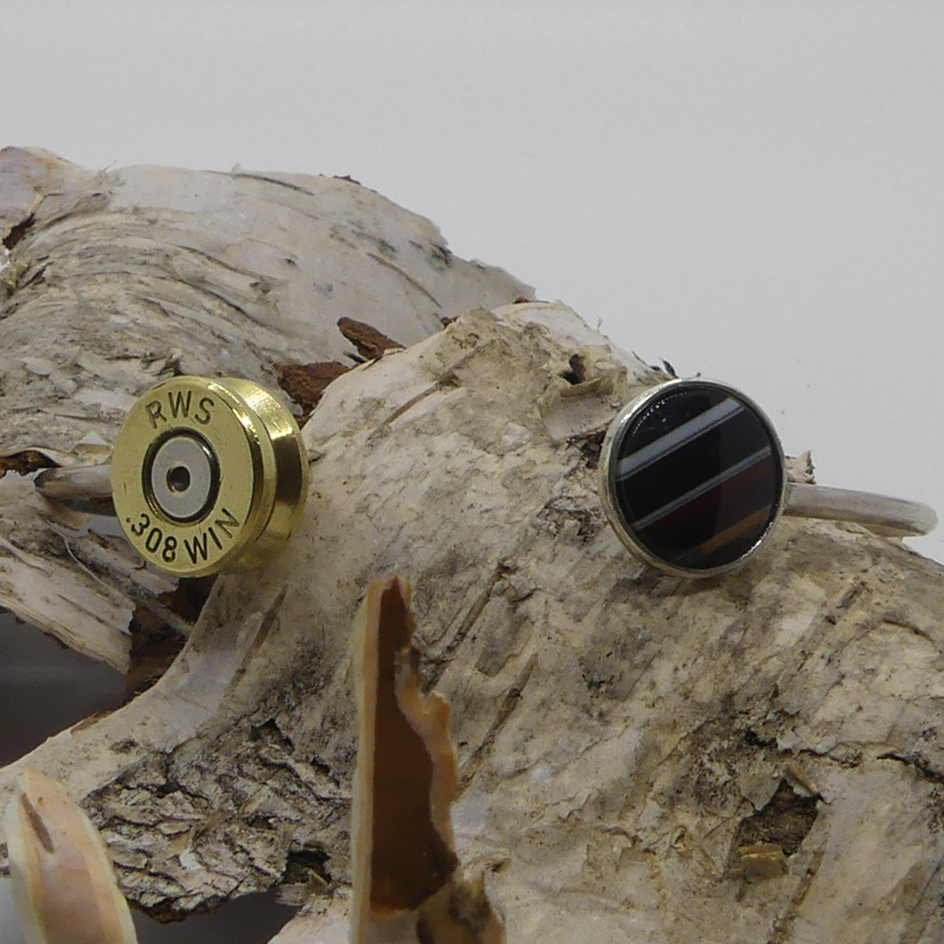 Armreif - handgefertigt mit Hülsenboden "African Memory"